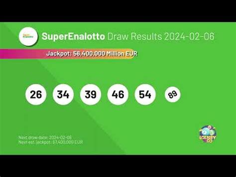 SuperEnaLotto Lottery Results And Winnings Numbers.